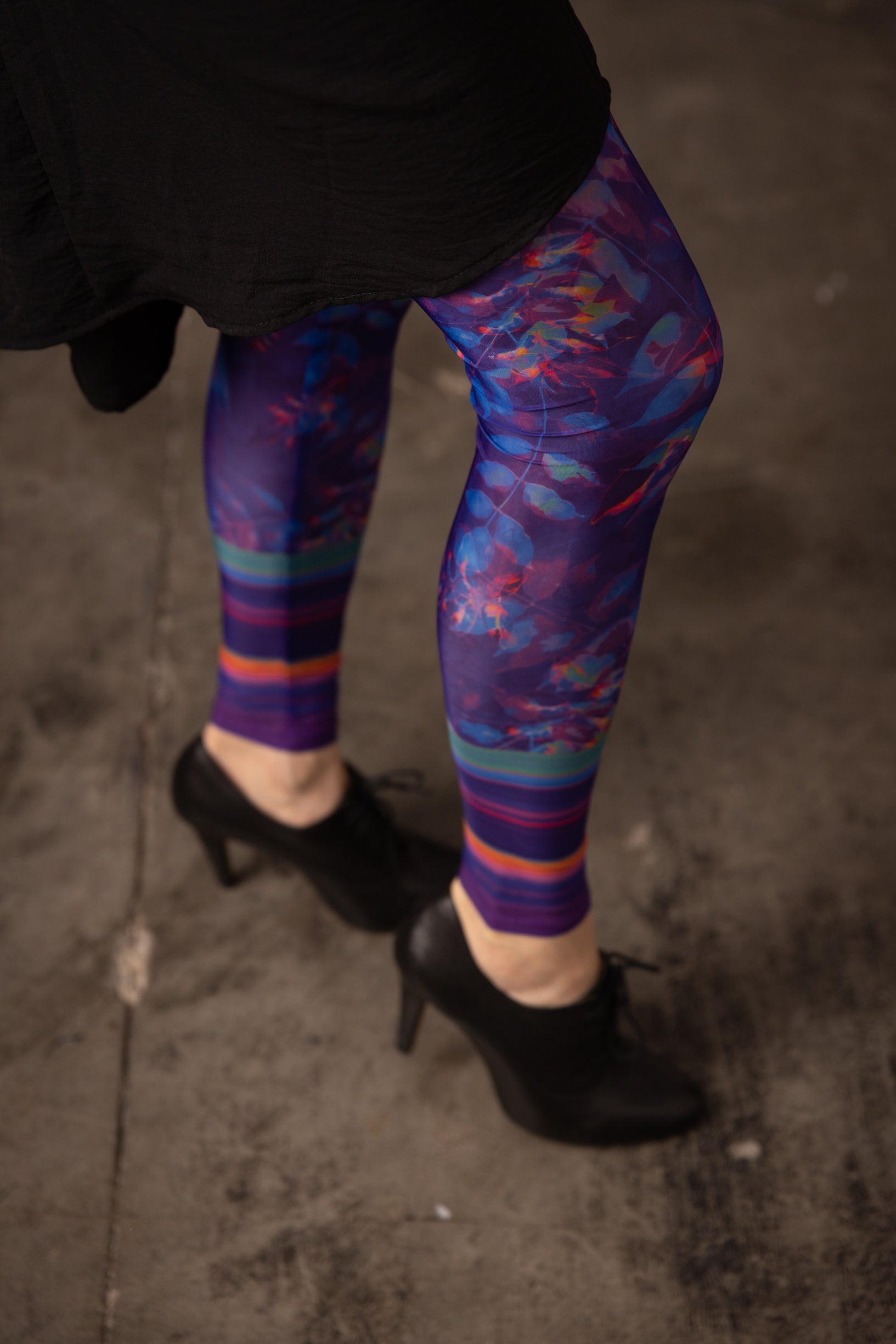 Legging imprimé DELIO Natura Indigo