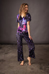 TOLEDO Luna Indigo wide velvet pants 