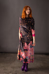 THEODORA Mandala Amber Velvet Dress 