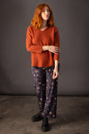 TOLEDO Luna Amber wide velvet pants 