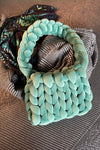 Sac pochon TRICOT Vert