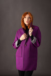 Manteau PAILLETTE Fuchsia