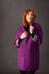 Manteau PAILLETTE Fuchsia