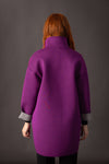 Manteau PAILLETTE Fuchsia